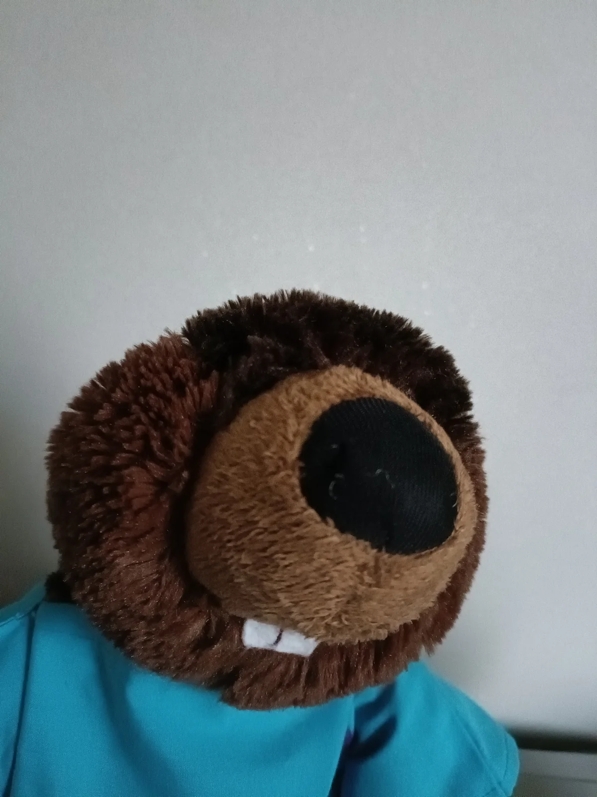 A mascot wearing a neckerchief